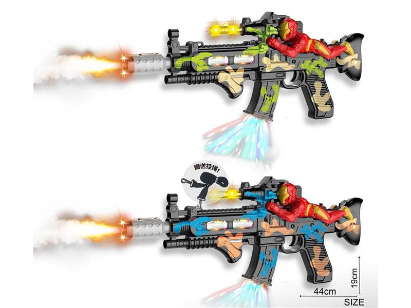 ELECTRIC GUN WITH LIGHT AND SOUND